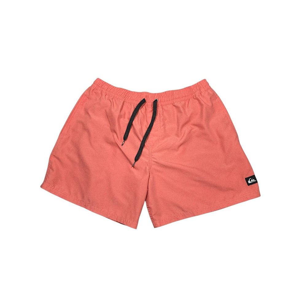 Quiksilver Swim Shorts XXL Mens Coral Everyday Volley 15" Trunks Boardshorts